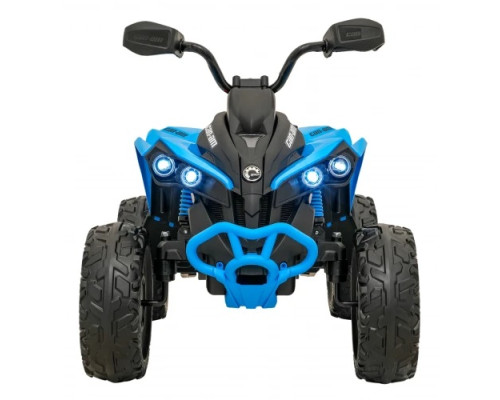 Дитячий акумуляторний квадроцикл Maverick Quad Блакитний