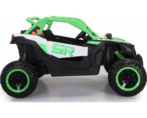 Дитяча акумуляторна машинка Баггі SR SUPER 66 Зелена