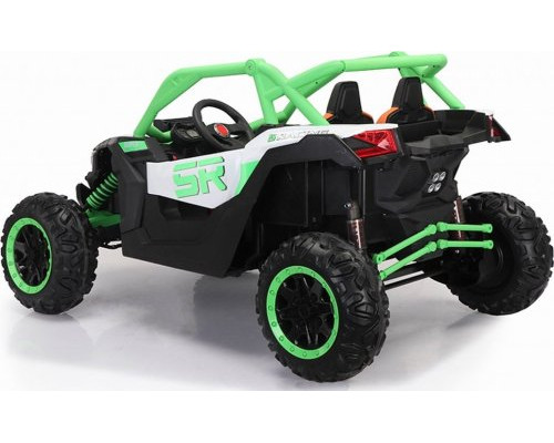 Дитяча акумуляторна машинка Баггі SR SUPER 66 Зелена