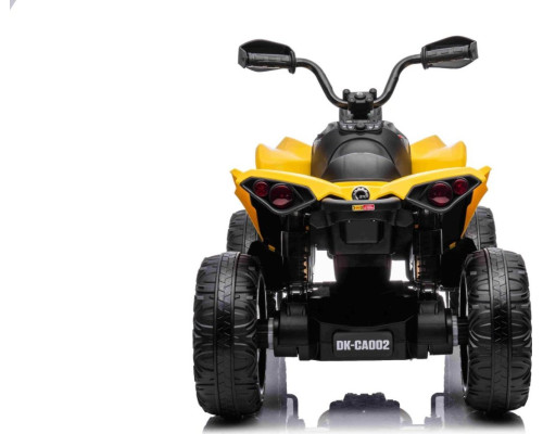Дитячий акумуляторний квадроцикл Maverick Quad Жовтий