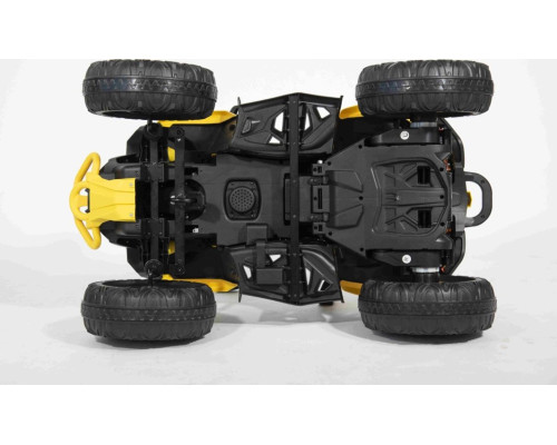 Дитячий акумуляторний квадроцикл Maverick Quad Жовтий