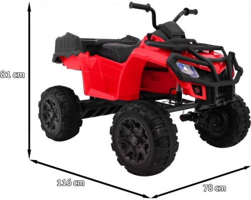 Дитячий акумуляторний квадроцикл Quad XL Червоний