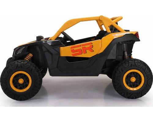 Дитяча акумуляторна машинка Баггі SR SUPER 66 Жовта