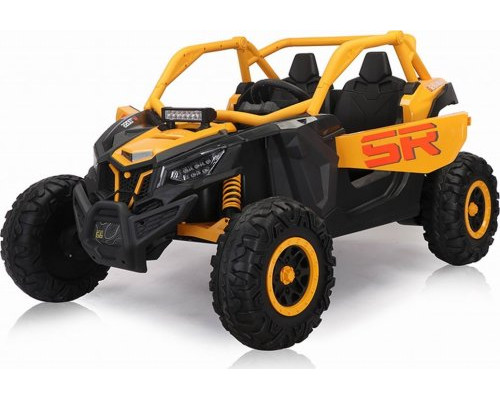 Дитяча акумуляторна машинка Баггі SR SUPER 66 Жовта