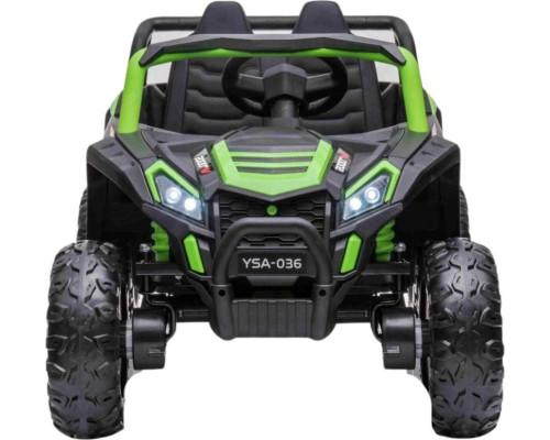 Дитяча акумуляторна машинка Баггі UTV 2000M Racing, зелена