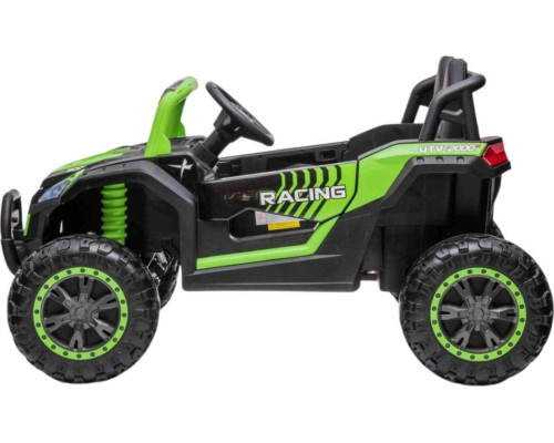 Дитяча акумуляторна машинка Баггі UTV 2000M Racing, зелена