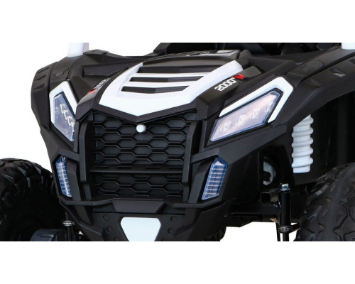 Дитяча акумуляторна машинка Баггі Strong Racing ATV для 2 дітей Біла