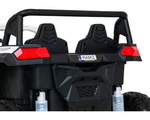 Дитяча акумуляторна машинка Баггі Strong Racing ATV для 2 дітей Біла