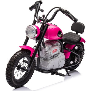 Дитячий акумуляторний мотоцикл SPEED Power Рожевий