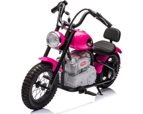 Дитячий акумуляторний мотоцикл SPEED Power Рожевий