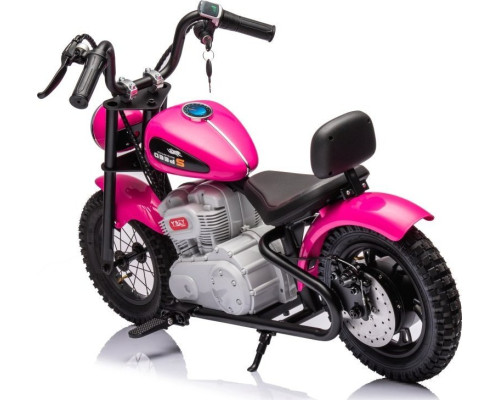 Дитячий акумуляторний мотоцикл SPEED Power Рожевий