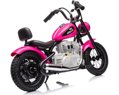 Дитячий акумуляторний мотоцикл SPEED Power Рожевий