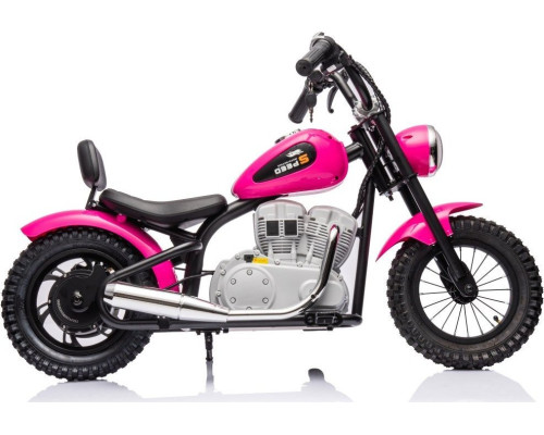 Дитячий акумуляторний мотоцикл SPEED Power Рожевий