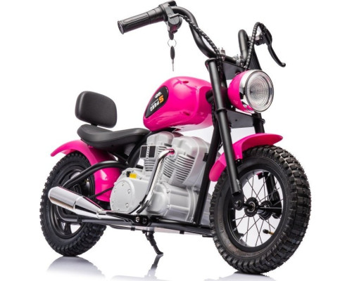 Дитячий акумуляторний мотоцикл SPEED Power Рожевий