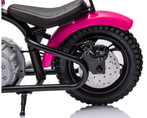 Дитячий акумуляторний мотоцикл SPEED Power Рожевий