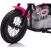 Дитячий акумуляторний мотоцикл SPEED Power Рожевий
