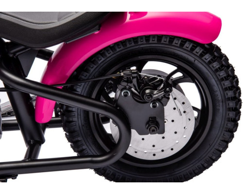 Дитячий акумуляторний мотоцикл SPEED Power Рожевий