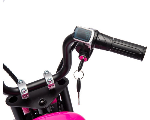 Дитячий акумуляторний мотоцикл SPEED Power Рожевий