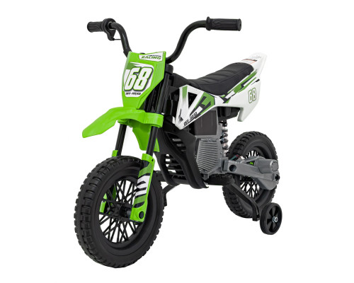 Дитячий акумуляторний мотоцикл PANTONE 361C Зелений