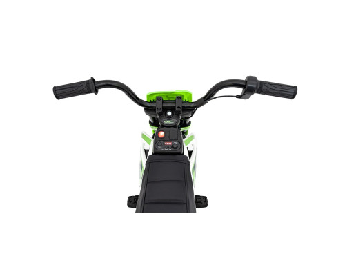 Дитячий акумуляторний мотоцикл PANTONE 361C Зелений