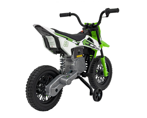 Дитячий акумуляторний мотоцикл PANTONE 361C Зелений