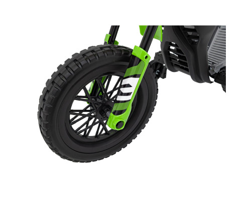 Дитячий акумуляторний мотоцикл PANTONE 361C Зелений