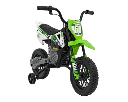 Дитячий акумуляторний мотоцикл PANTONE 361C Зелений