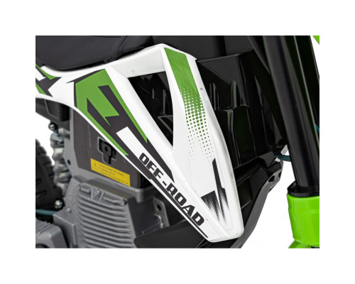 Дитячий акумуляторний мотоцикл PANTONE 361C Зелений