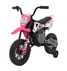 Дитячий акумуляторний мотоцикл PANTONE 361C Рожевий