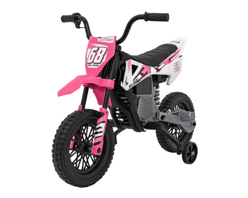 Дитячий акумуляторний мотоцикл PANTONE 361C Рожевий