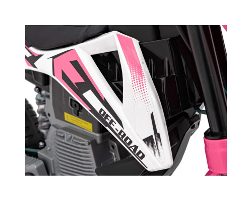 Дитячий акумуляторний мотоцикл PANTONE 361C Рожевий