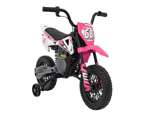 Дитячий акумуляторний мотоцикл PANTONE 361C Рожевий