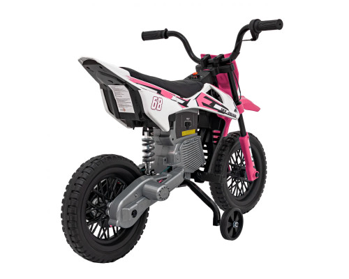 Дитячий акумуляторний мотоцикл PANTONE 361C Рожевий