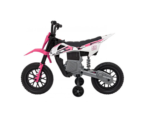 Дитячий акумуляторний мотоцикл PANTONE 361C Рожевий