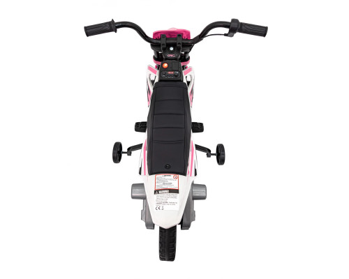 Дитячий акумуляторний мотоцикл PANTONE 361C Рожевий
