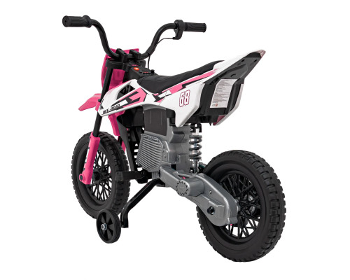 Дитячий акумуляторний мотоцикл PANTONE 361C Рожевий