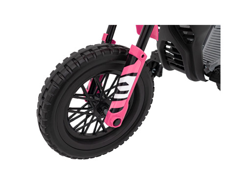 Дитячий акумуляторний мотоцикл PANTONE 361C Рожевий