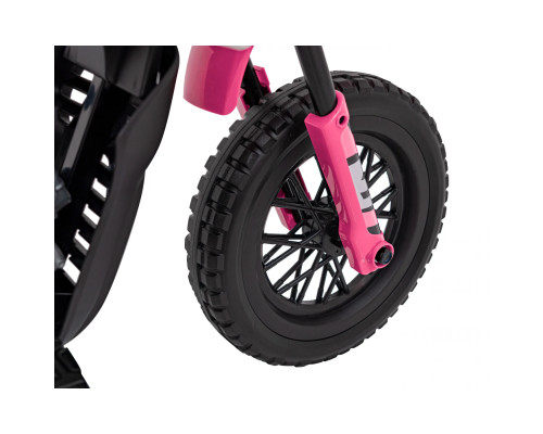 Дитячий акумуляторний мотоцикл PANTONE 361C Рожевий