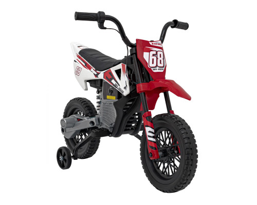 Дитячий акумуляторний мотоцикл PANTONE 361C Червоний