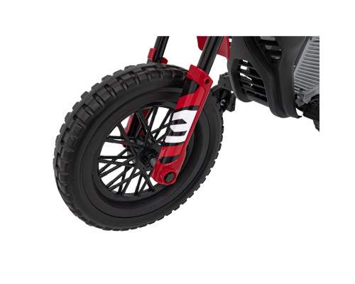 Дитячий акумуляторний мотоцикл PANTONE 361C Червоний