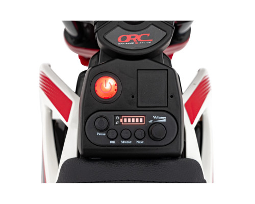 Дитячий акумуляторний мотоцикл PANTONE 361C Червоний