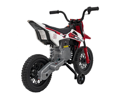 Дитячий акумуляторний мотоцикл PANTONE 361C Червоний