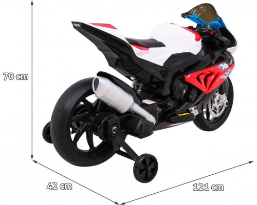 Дитячий акумуляторний мотоцикл BMW HP4 Червоний