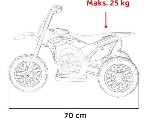 Дитячий акумуляторний мотоцикл Honda CRF 450R