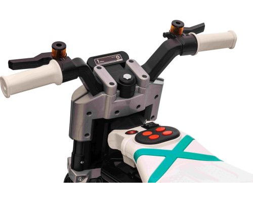 Дитячий акумуляторний мотоцикл Motorek Future 88 Білий