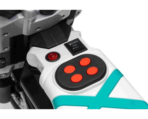 Дитячий акумуляторний мотоцикл Motorek Future 88 Білий