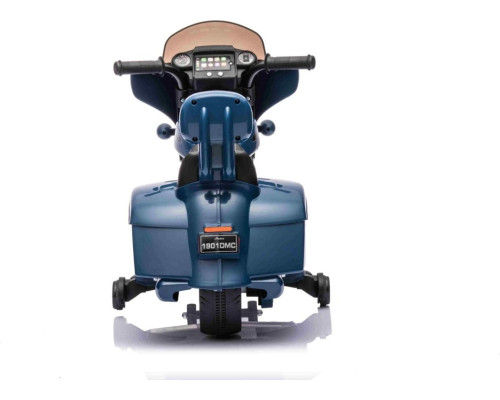 Дитячий акумуляторний мотоцикл Chopper INDIAN Синій