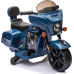 Дитячий акумуляторний мотоцикл Chopper INDIAN Синій