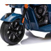 Дитячий акумуляторний мотоцикл Chopper INDIAN Синій