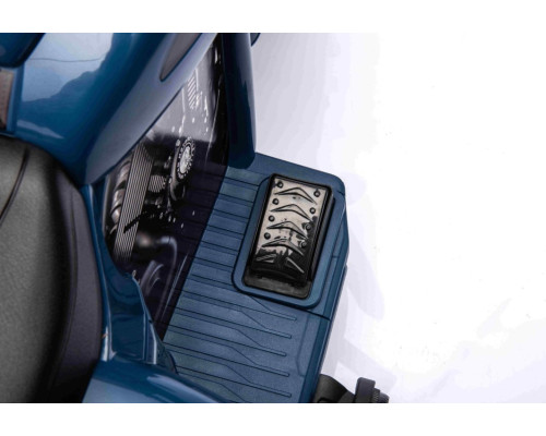 Дитячий акумуляторний мотоцикл Chopper INDIAN Синій